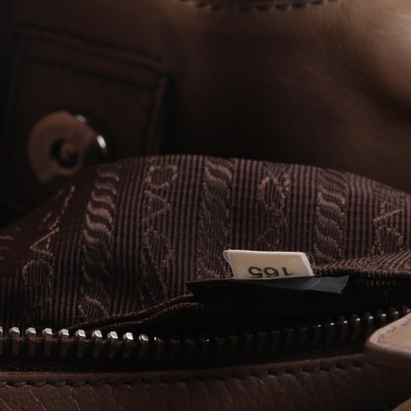 Prada Gauffre Satchel Beige Nappa Leather - Picture 8 of 15